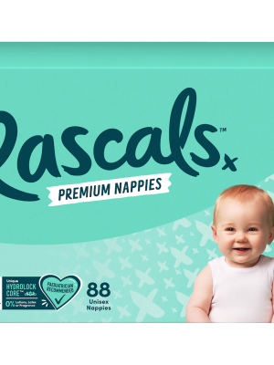 RASCALS & FRIENDS JUMBO DIAPERS SIZE 3