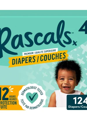 RASCALS PREMIUM NAPPIES SZ 4