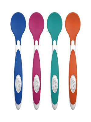 SILICONE FEEDING SPOON