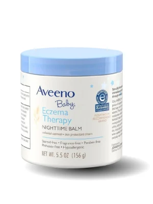 A1447 AVEENO BABY ECZEMA THERAPY NIGHT BALM 156G