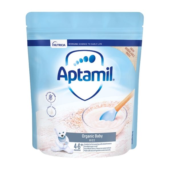 KIDDIES-TREAT-Aptamil-Organic-Baby-Rice APTAMIL ORGANIC RICE 4-6 M