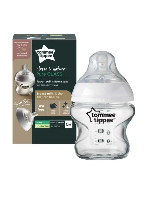 TOMMEE TIPPEE GLASS BOTTLE 150ML