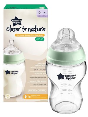 TOMMEE TIPPEE GLASS BOTTLE 250ML