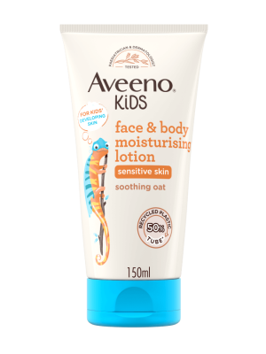 kids_face_body_moisturising_lotion_150ml_front-en-gb Aveeno Sensitive Lotion 150ml