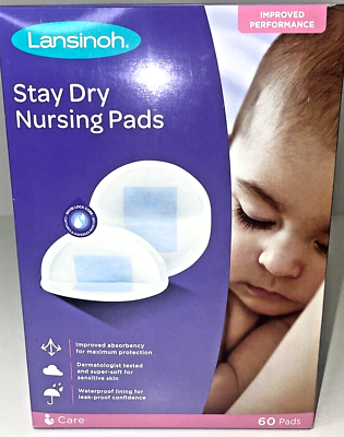 s-l400 LANSINOH DISPOSABLE BREAST PADS 60CT