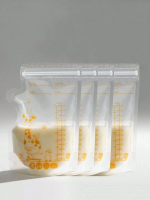 Breast milk storage bags