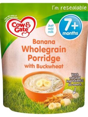 COW & GATE FRUITY WHOLEGRAIN PORRIDGE 6M+ 125G
