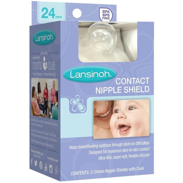 LANSINOH NIPPLE SHIELD 24MM