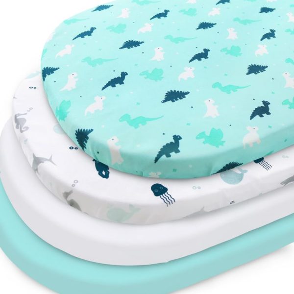 GLLQUEN BABY BASSINET SHEET 2PACK
