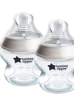 TOMMEE TIPPEE  SOFT FEEL SILICONE TWIN BOTTLES