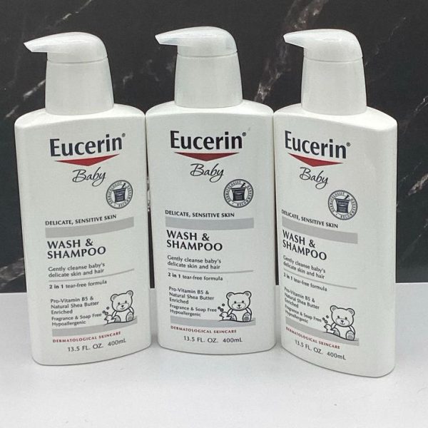 EUCERIN WASH & SHAMPOO 400ML