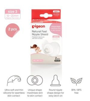 PIGEON NIPPLE SHIELD SIZE 3