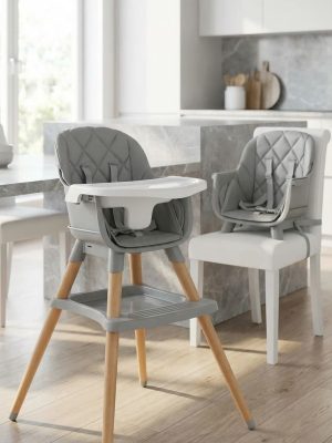 ADJUSTABLE PORTABLE HIGH CHAIR