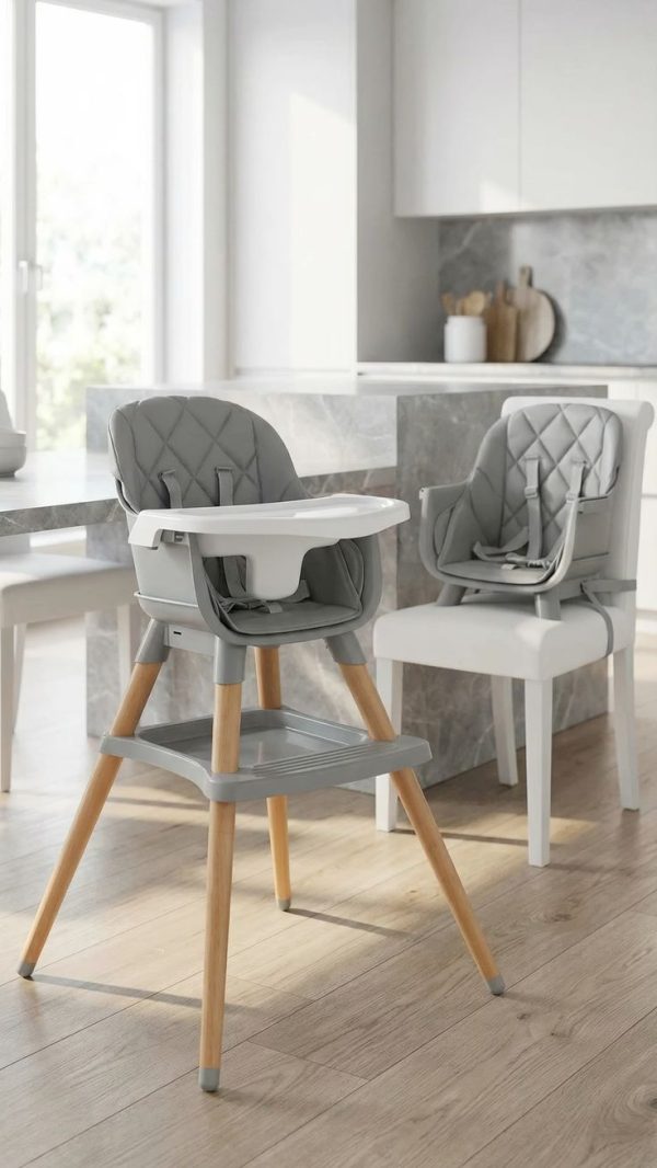 ADJUSTABLE PORTABLE HIGH CHAIR