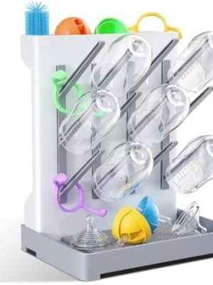 WHITE MEDIUM SIZE BOTTLE DRYER