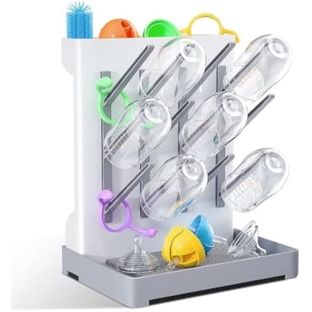 WHITE MEDIUM SIZE BOTTLE DRYER