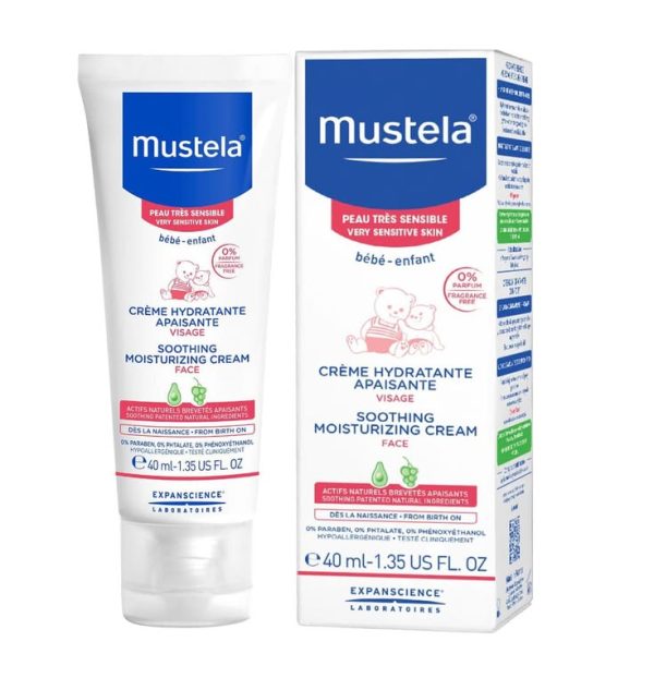 MUSTELA SOOTHING MOISTURIZING FACE CREAM