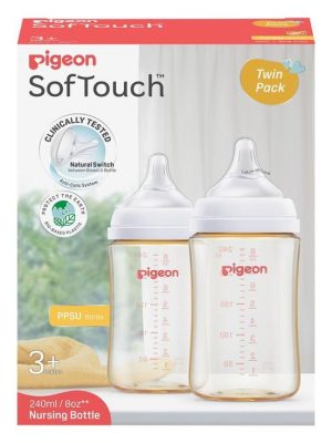 PIGEON SOFTOUCH 240ML  3M+
