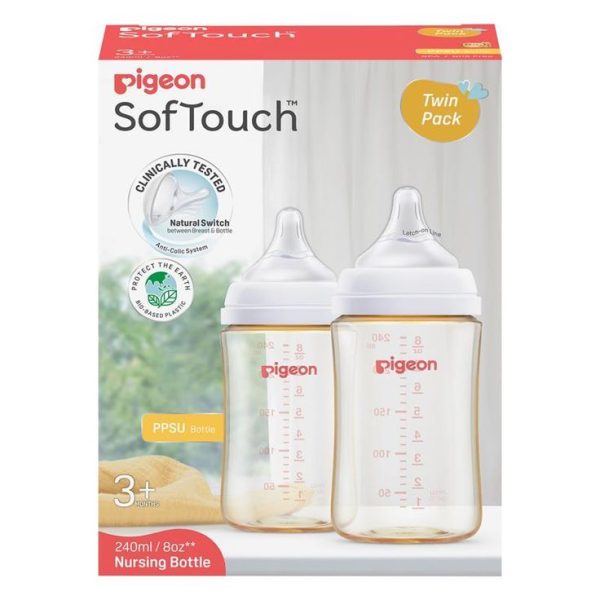 PIGEON SOFTOUCH 240ML  3M+