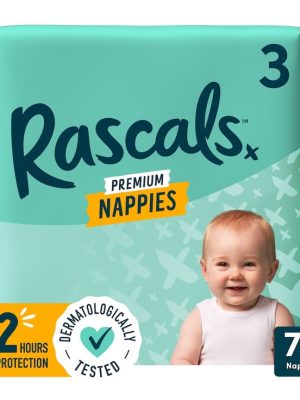 Rascals Premium Nappies Size 3