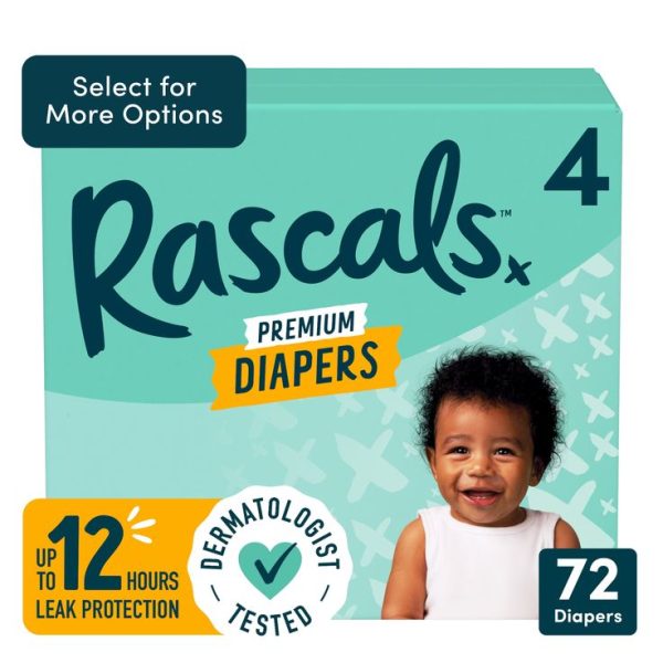 Rascals Premium Nappies Size 4
