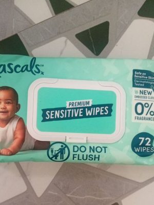 RASCALS PREMIUM SENSITIVE WIPES 52W