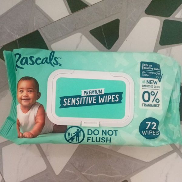 RASCALS PREMIUM SENSITIVE WIPES 52W