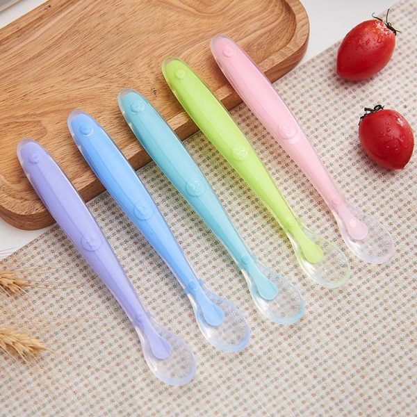 SILICONE FEEDING SPOON