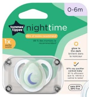 TOMMEE TIPPEE NIGHTTIME PACIFIER 0-6M