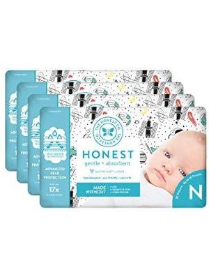HONEST NEWBORN DIAPERS 72PCS