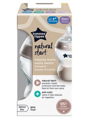 TOMMEE TIPPEE NATURAL START BOTTLE 260ML 0M+