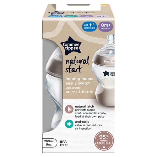 TOMMEE TIPPEE NATURAL START BOTTLE 260ML 0M+