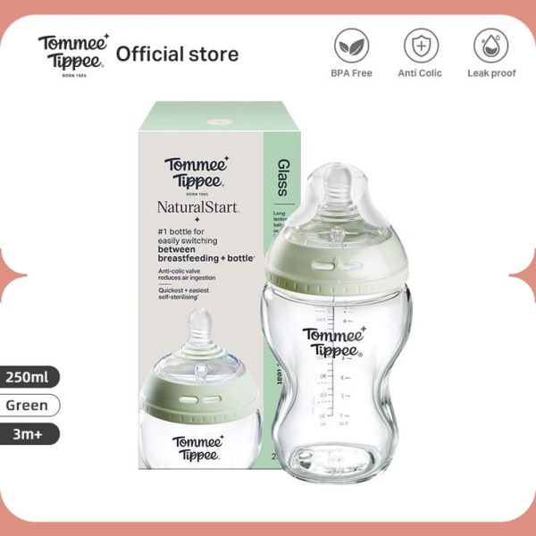TOMMEE TIPPEE GLASS BOTTLE 250ML