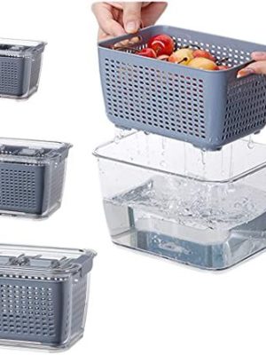 Misuta frezzer storage containers(4pc)