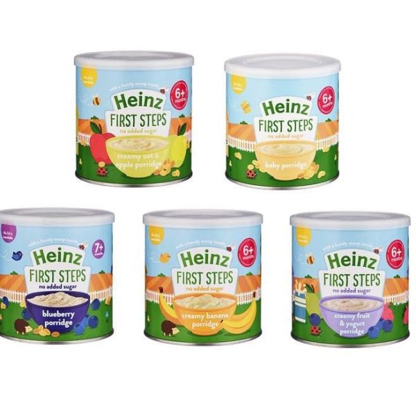 HEINZ OAT & APPLE PORRIDGE 6M+